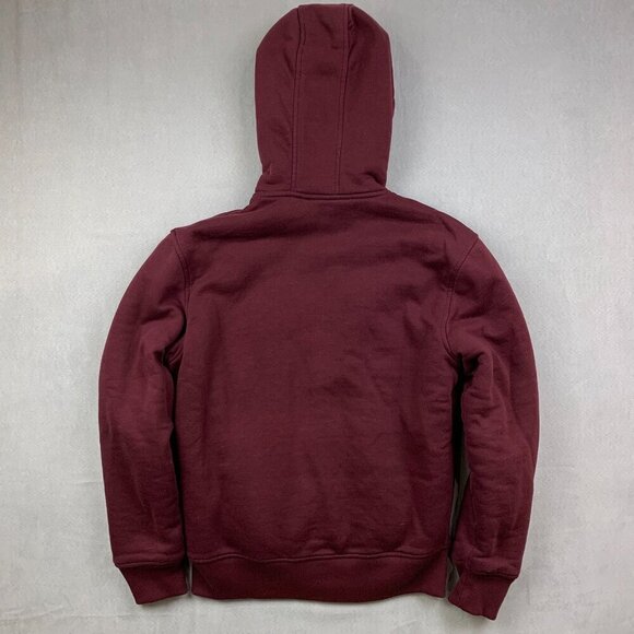 Gap Mens Sweater Small Red Logo Sherpa-Lined Full-Zip Hoodie Long Sleeve Winter - Picture 8 of 8